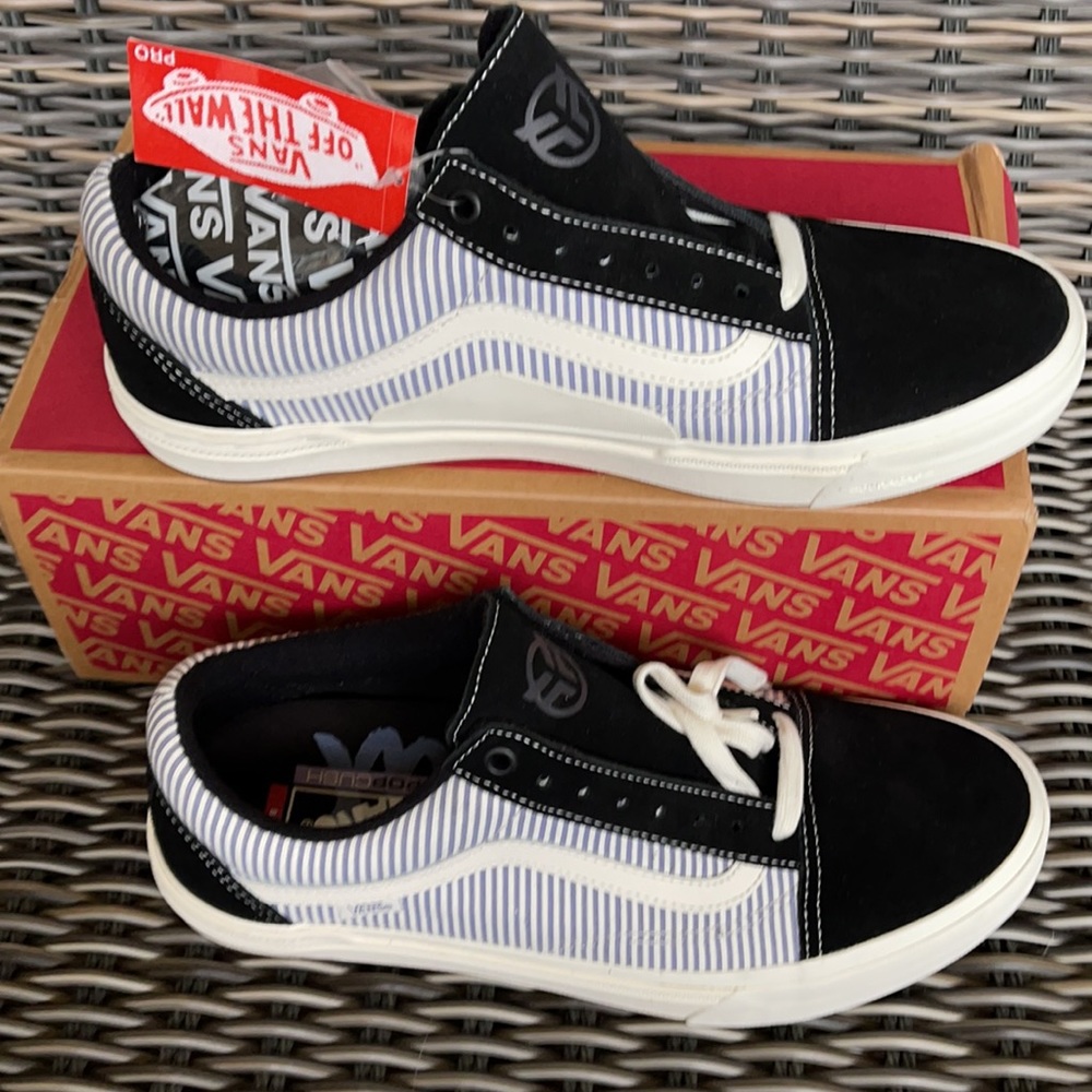 Vans Bmx Old Skool Federal Black/Bl Pinstripe MEN`S - Picture 2 of 16